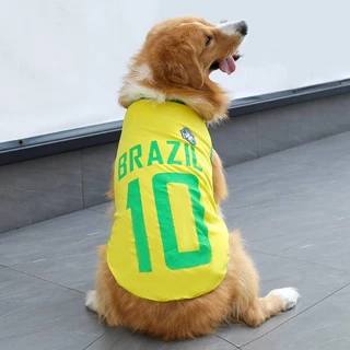 HipidogDog เสื้อกั๊กตาข่าย World Cup เสื้อผ้าสัตว์เลี้ยงทีมบาสเกตบอลเสื้อสุนัขกั๊กสัตว์เลี้ยงขนาดเล็กผ้าสุนัขใหญ่ XS-6XL