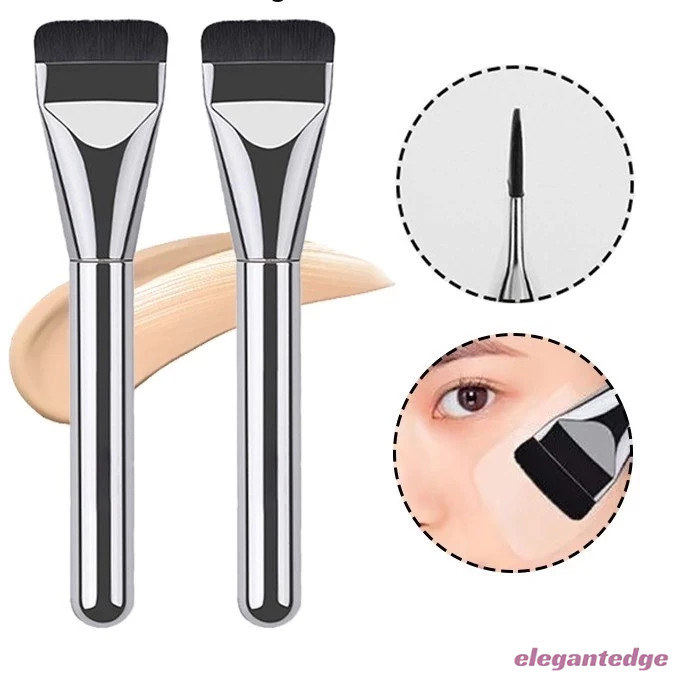 elegantedge One-line Foundation Brush Flat Head Bare Skin Base แปรงแต่งหน้า Light Flawless แปรงแต่งหน้า