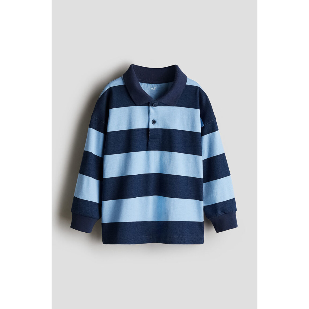 H&M Cotton jersey rugby shirt Boys Cotton jersey rugby shirt 1269228_2