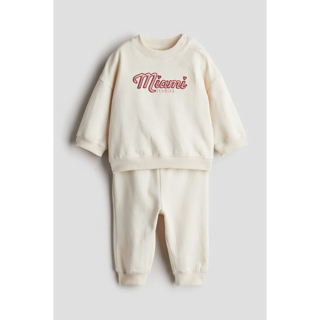 H&M(เอชแอนด์เอ็ม) เซ็ตพิมพ์ลาย 2 ชิ้น เด็กอ่อน 1243809_1