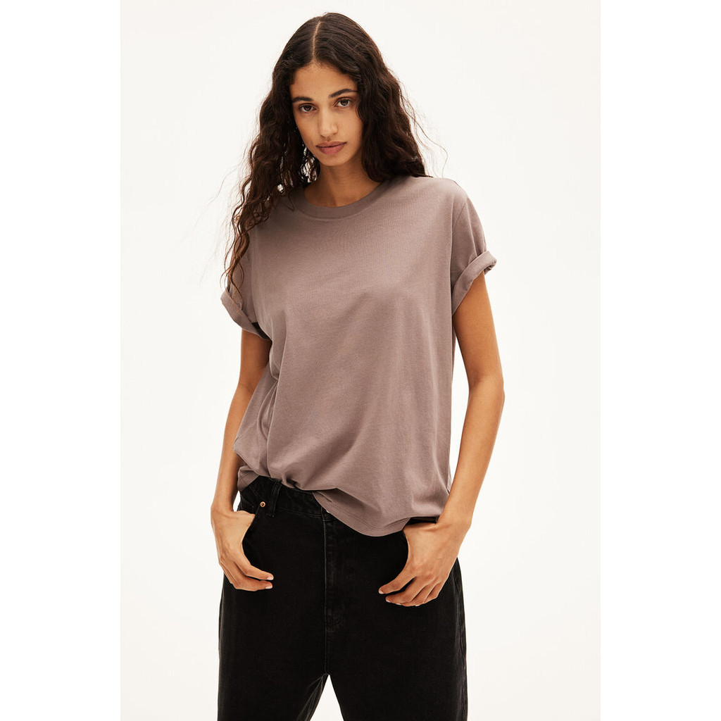 H&M(เอชแอนด์เอ็ม) เสื้อยืดคอตตอน ผู้หญิง 0963662_4