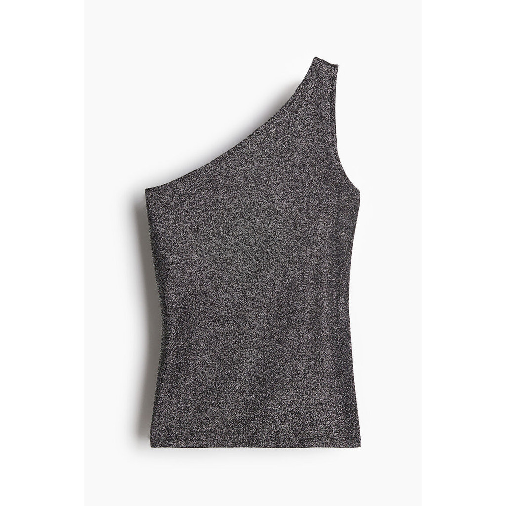 H&M ผู้หญิง One-shoulder vest top 1266333_1