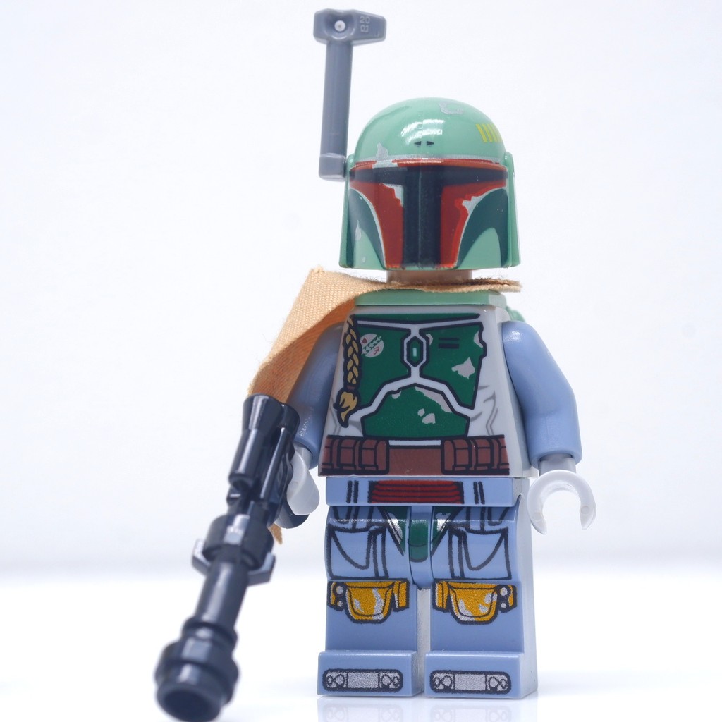 ( Ploybrick Minifigure ของแท้ ) Star Wars Boba Fett Orange Cloth (75243)