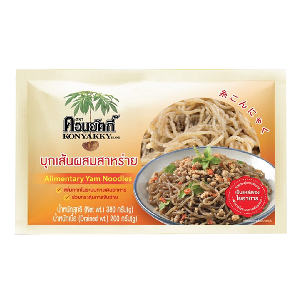 Konyakky Alimentary Noodles บุกเส้นผสมสาหร่าย