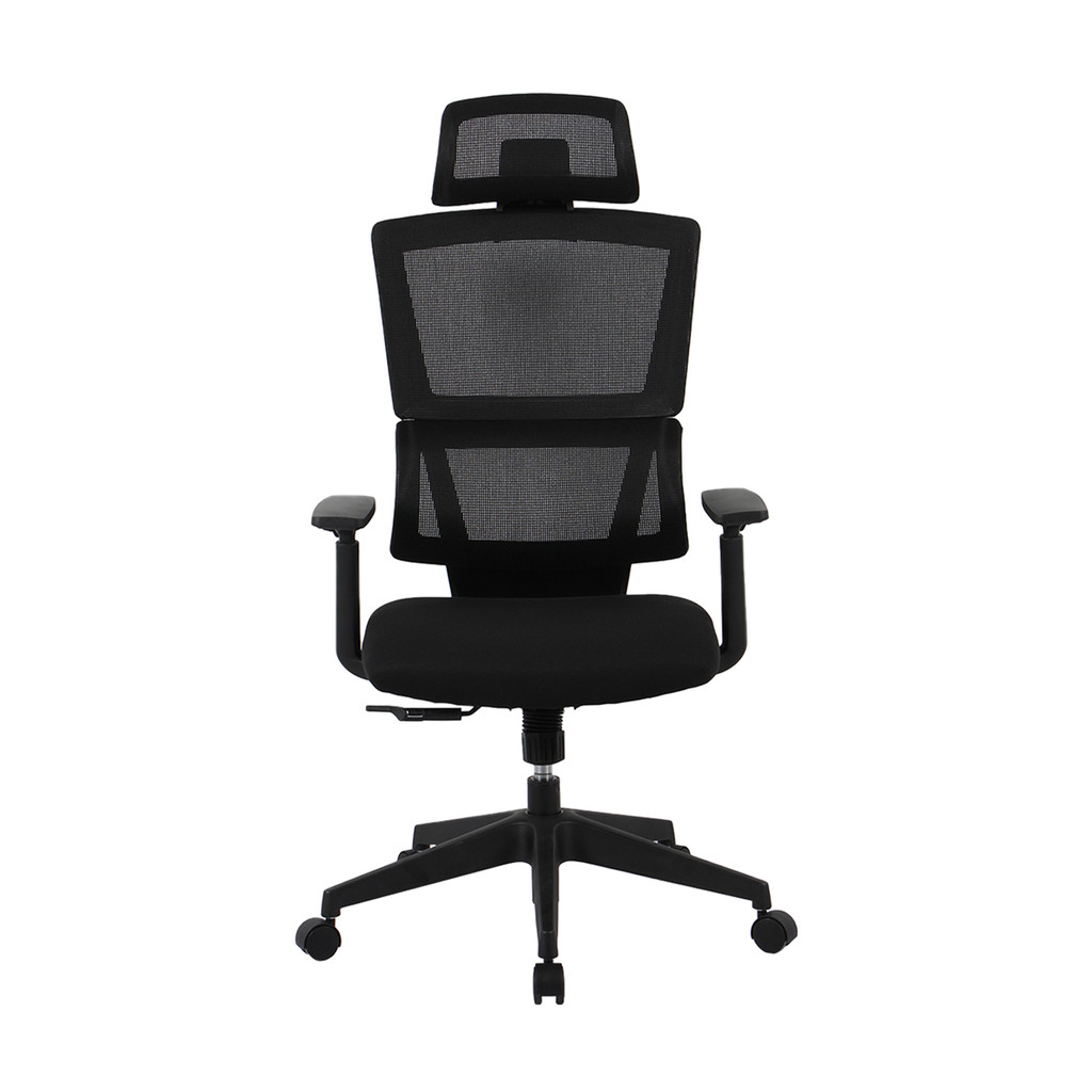 เก้าอี้สำนักงานพนักพิงสูง KASSA รุ่น HLC-3199F-1MY สีดำ