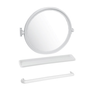 KASSA ชุดกระจกพลาสติกทรงกลม รุ่น KS-SL9597 (ชุด 3 ชิ้น) สีขา…