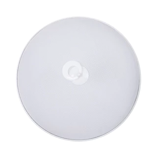KASSA HOME ฝาชีลวดเคลือบทรงกลม รุ่น CWQ3019 ขนาด 40 x 40 x 16 ซม. สีขาว