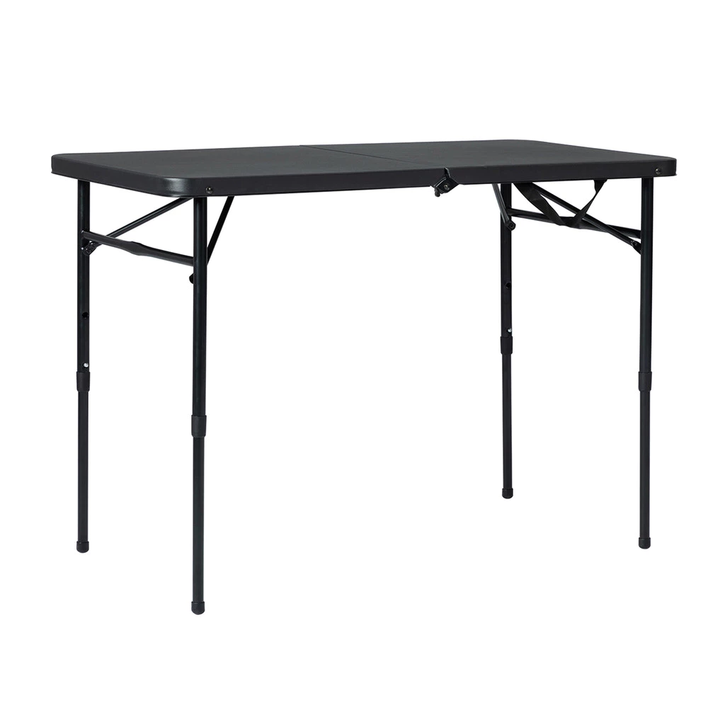FONTE โต๊ะพับแบบพกพา ขาปรับได้ 3 ระดับ รุ่น NT5115 ขนาด 100 x 50 x 70.9 ซม. สีดำ