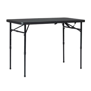 FONTE โต๊ะพับแบบพกพา ขาปรับได้ 3 ระดับ รุ่น NT5115 ขนาด 100 x 50 x 70.9 ซม. สีดำ