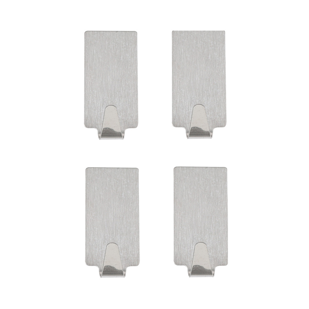 GIANT KINGKONG ตะขอแขวนเหล็ก รุ่น NH-1002 (แพ็ค 4 ชิ้น) สีเงิน