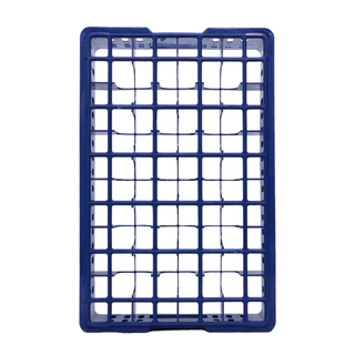 KASSA HOME ลังคว่ำแก้ว 24 ใบ รุ่น VCP-24BL ขนาด 49 x 33.5 x 14.2 ซม. สีน้ำเงิน
