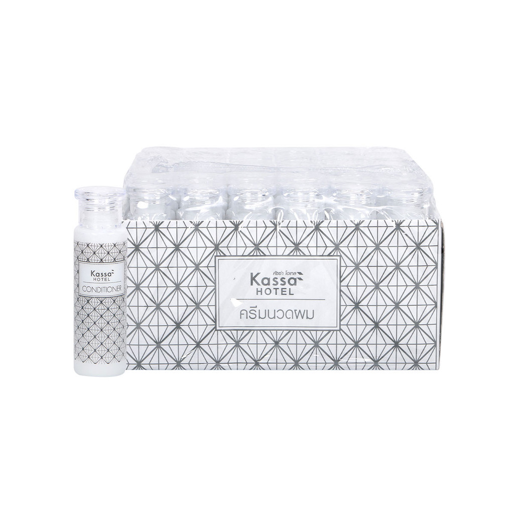 KASSA HOTEL ครีมนวดผม ขนาด 35 มล. (แพ็ค 36 ขวด) สีขาว