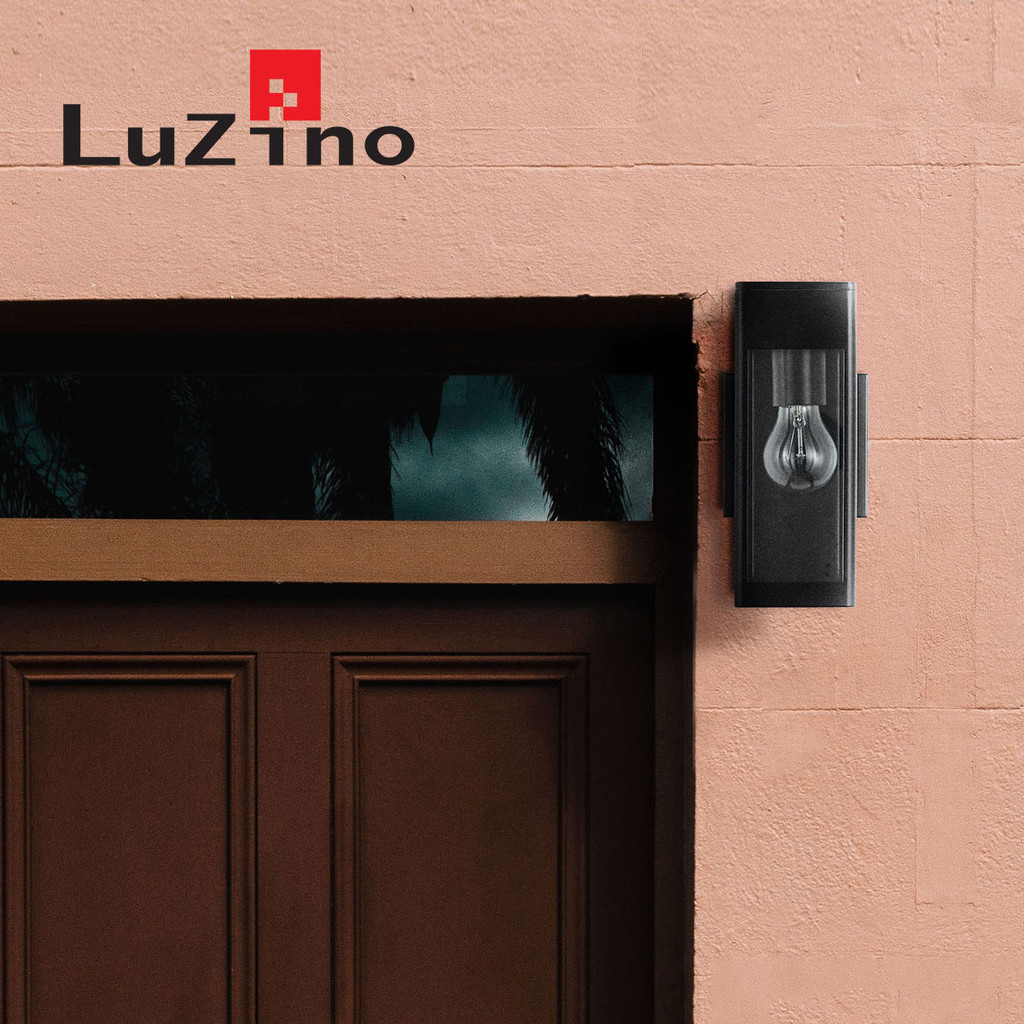 LUZINO โคมไฟกิ่งภายนอก E27 รุ่น 0397-WD BK ขนาด 12 x 12 x 25.2 ซม. สีดำ - รูปที่ 4