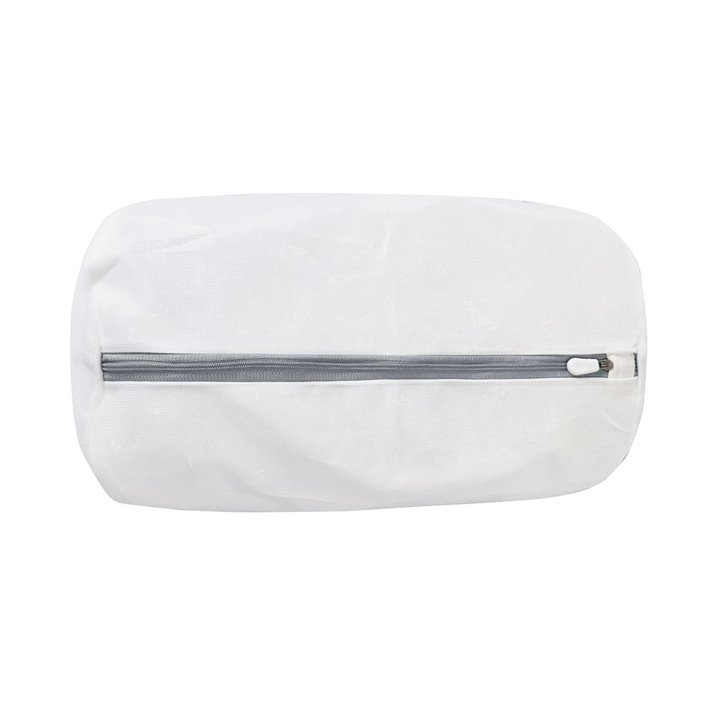 KASSA HOME ถุงซักถนอมผ้าเนื้อละเอียดทรงกระบอก ขนาด 22 x 33 ซม. สีขาว