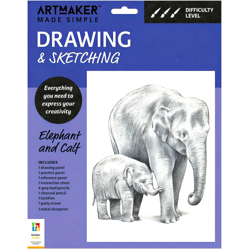 BBW หนังสือ Art Maker Made Simple Drawing & Sketching Kit: Ele ISBN: 9354537011345