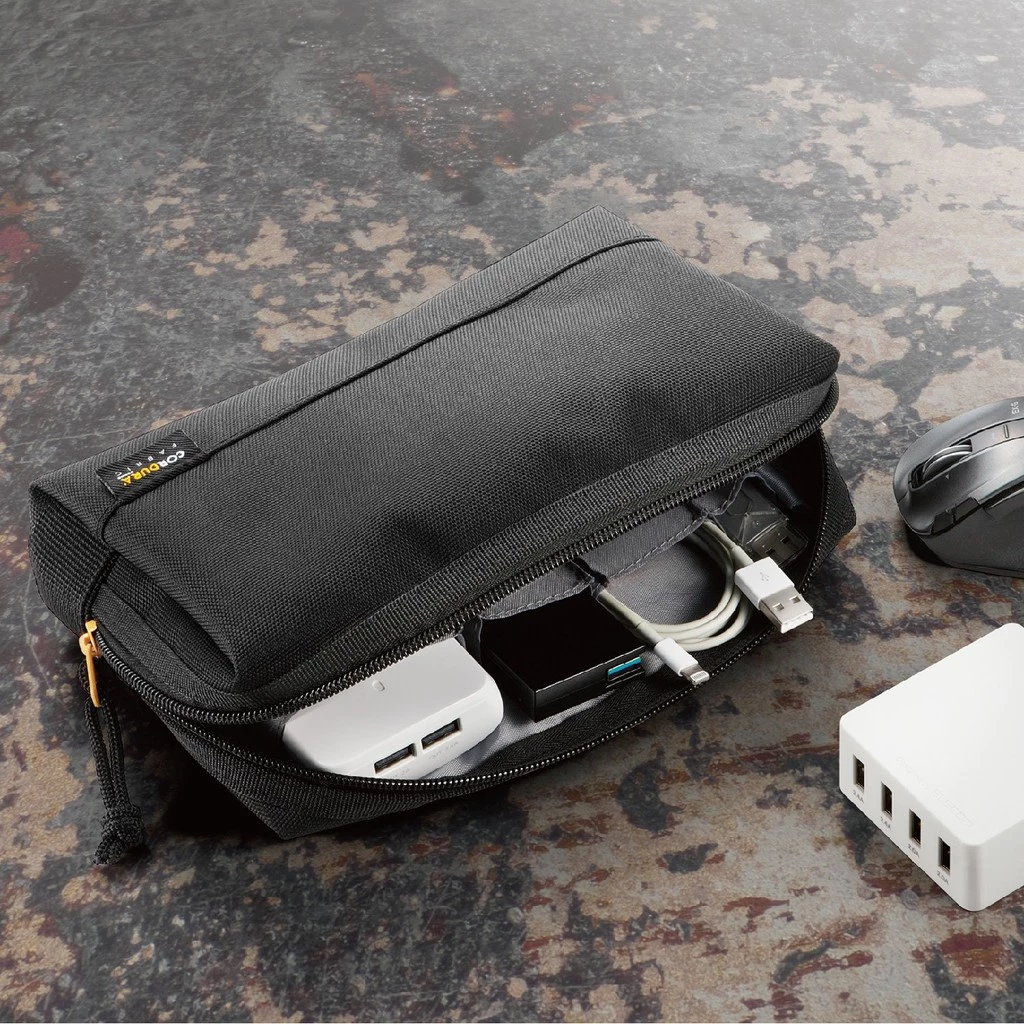 ELECOM Gadget Pouch CORDURA 1000 Black BMA-CDGP01BK thumbnail 4