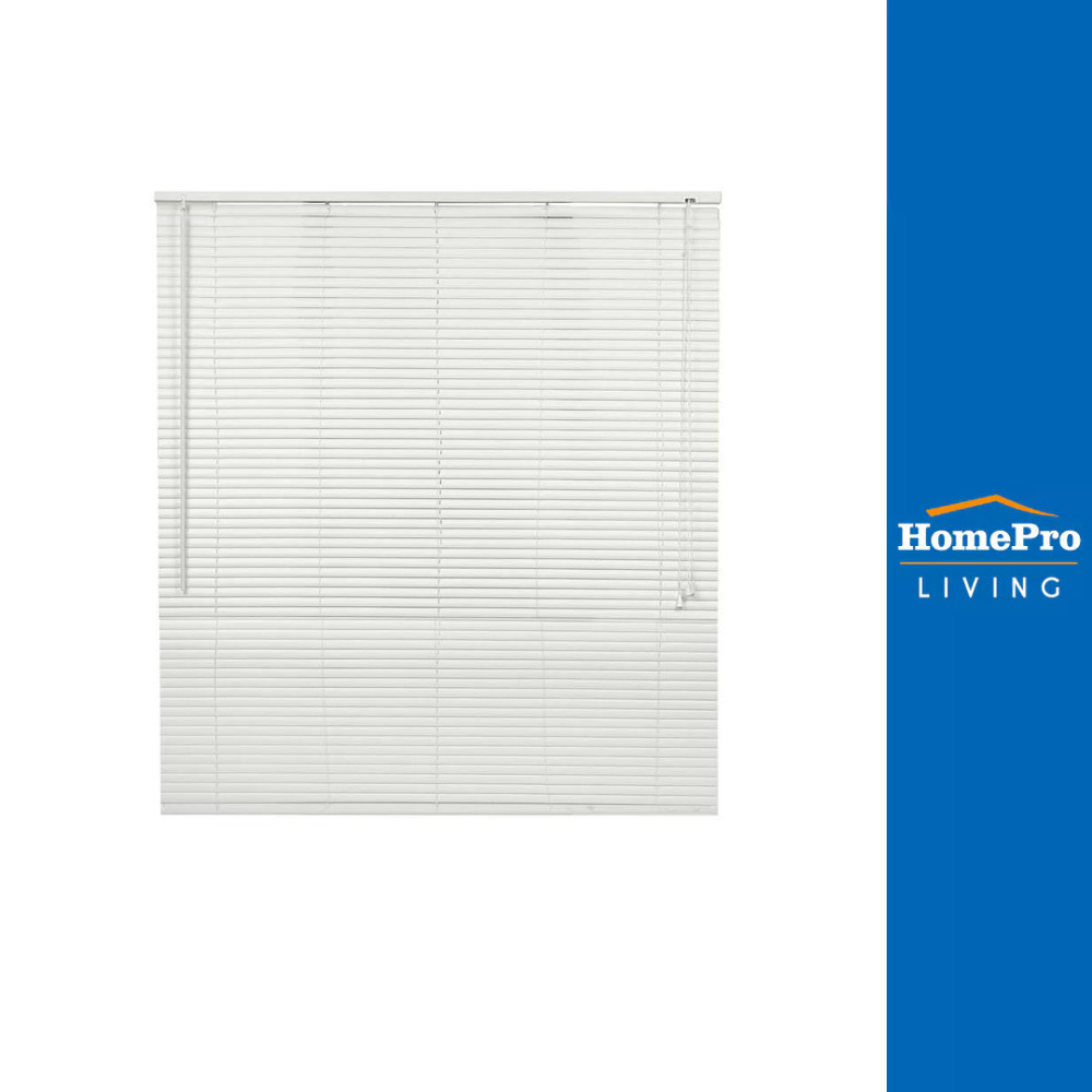 HomePro มู่ลี่ไวนิล VINYL 120X130 ซม. สีขาว แบรนด์ HOME LIVING STYLE