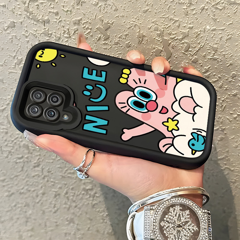 เคสสำหรับ Samsung Galaxy A12 4G A12 5G F12 M12 เคสโทรศัพท์ซิลิโคนกันกระแทกลายการ์ตูนอะนิเมะ