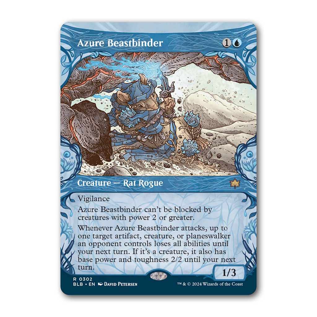 [MTG] Azure Beastbinder [BLB] [Blue] [Rare] [Normal] [ENG] [2024] (Magic: The Gathering)