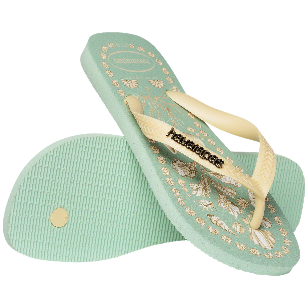 HAVAIANAS รองเท้าแตะ Top Tropicalia Flip Flops GREEN 41497229338U_S5GNXX