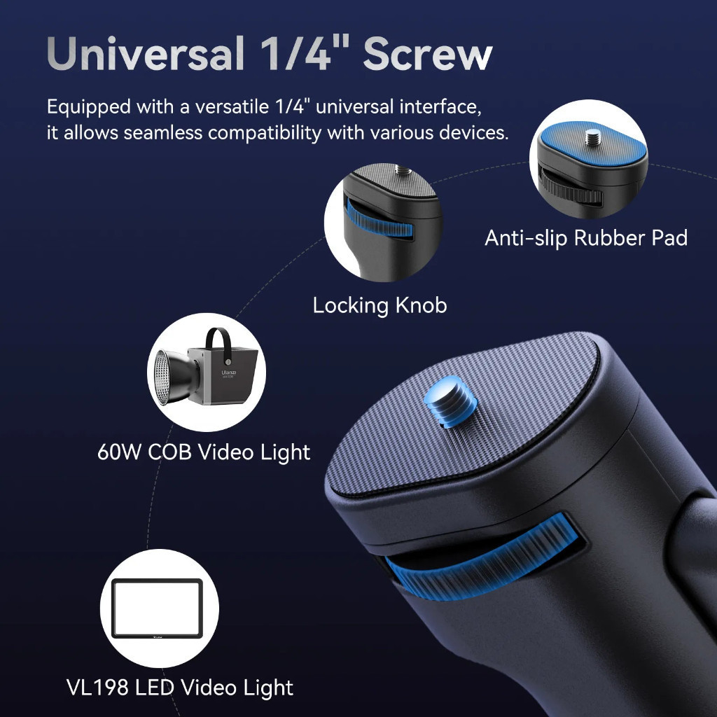 Ulanzi LA03 Button Grip for LED Light ด้ามจับไฟ LED รูปที่ 6