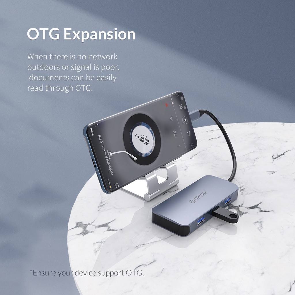 [ออกใบกำกับ- ทักแชท] ORICO 6 in 1 USB C ถึง USB 3.0 HUB HDMI ความเร็วสูง OTG อะแดปเตอร์สําหรับ Macbook PC แล็ปท็อป - รูปที่ 7