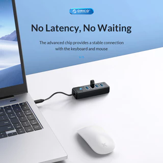 [ออกใบกำกับ- ทักแชท] ORICO PWC2U USB ความเร็วสูง 3 พอร์ตฮับ USB 3.0 + Type-C HUB Adapter (ช่อง Type-C ไม่สามารถชาร์จได้)