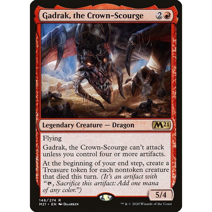 [Core Set 2021] - [M21] - (R) -[Gadrak, the Crown-Scourge] -  [2021]