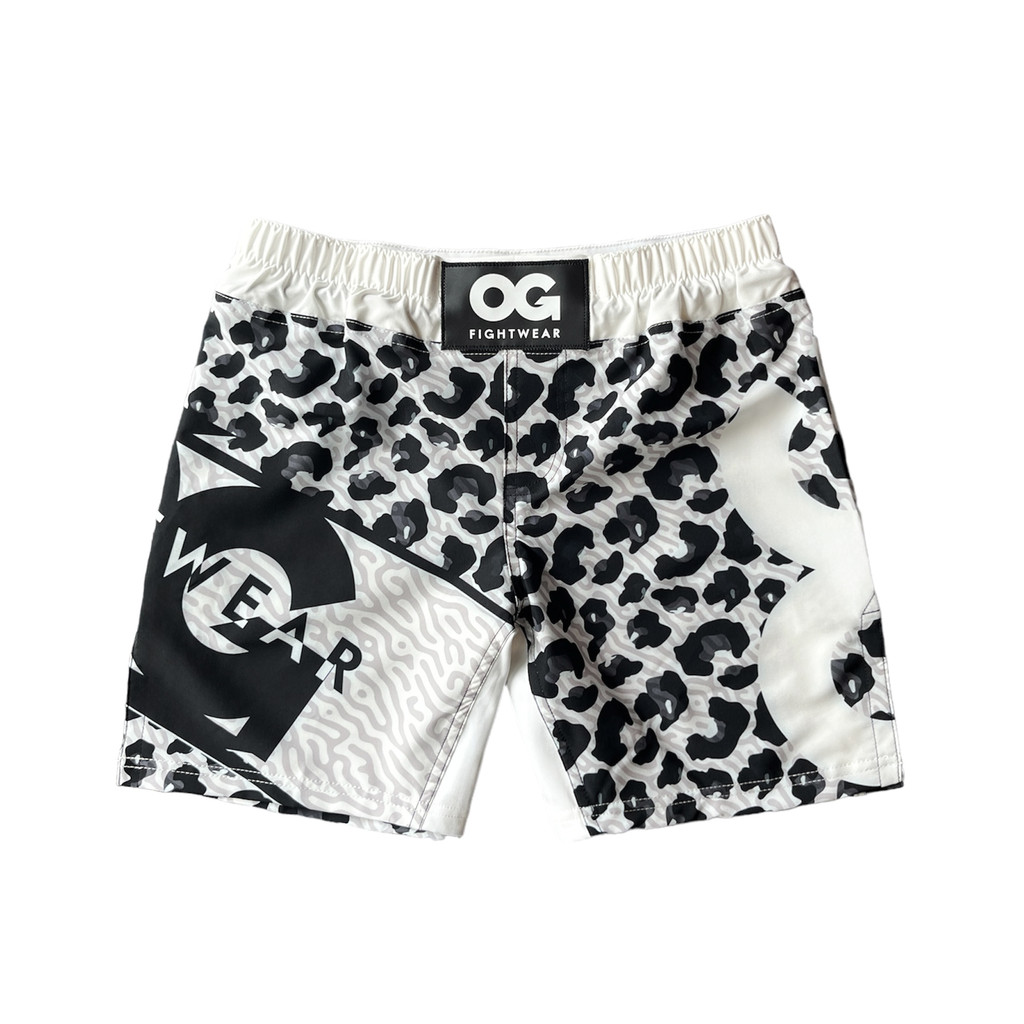 OG Ocelot MMA Shorts (White)