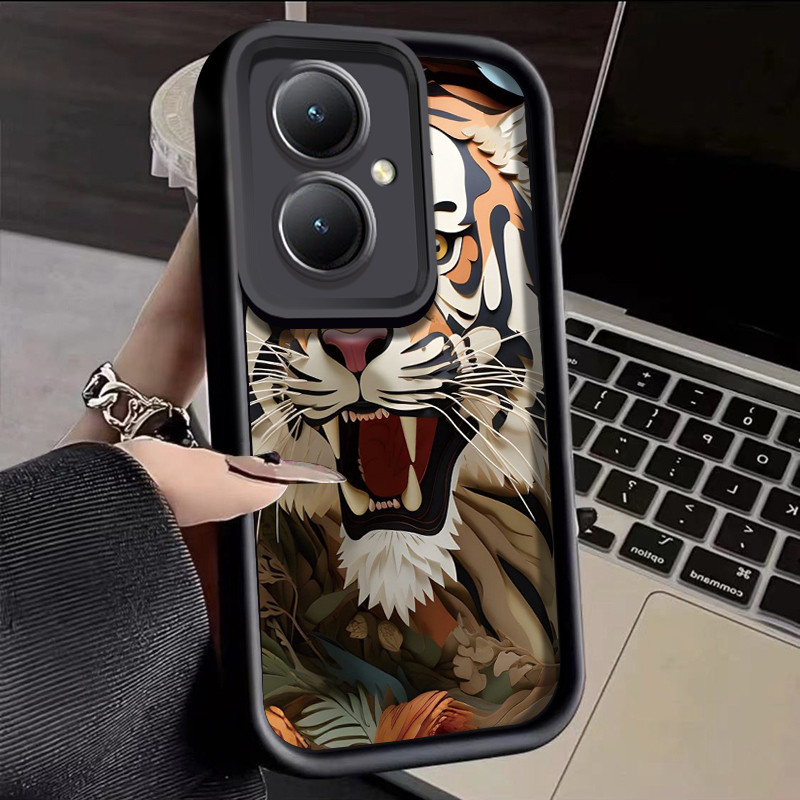 เคสสำหรับ VIVO Y27 Y36 4G Y36 5G Y27 5G Y77T Y27s Y35 Y35+ 5G เคสโทรศัพท์เสือ