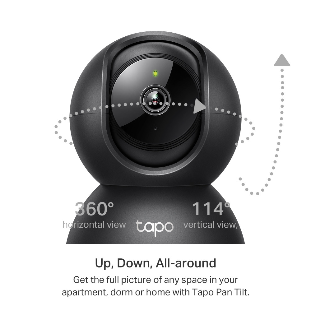 TP-Link Tapo C211 Wi-Fi Camera - 3M Pixel ( Black ) กล้องวงจรปิด (NW2-000064)