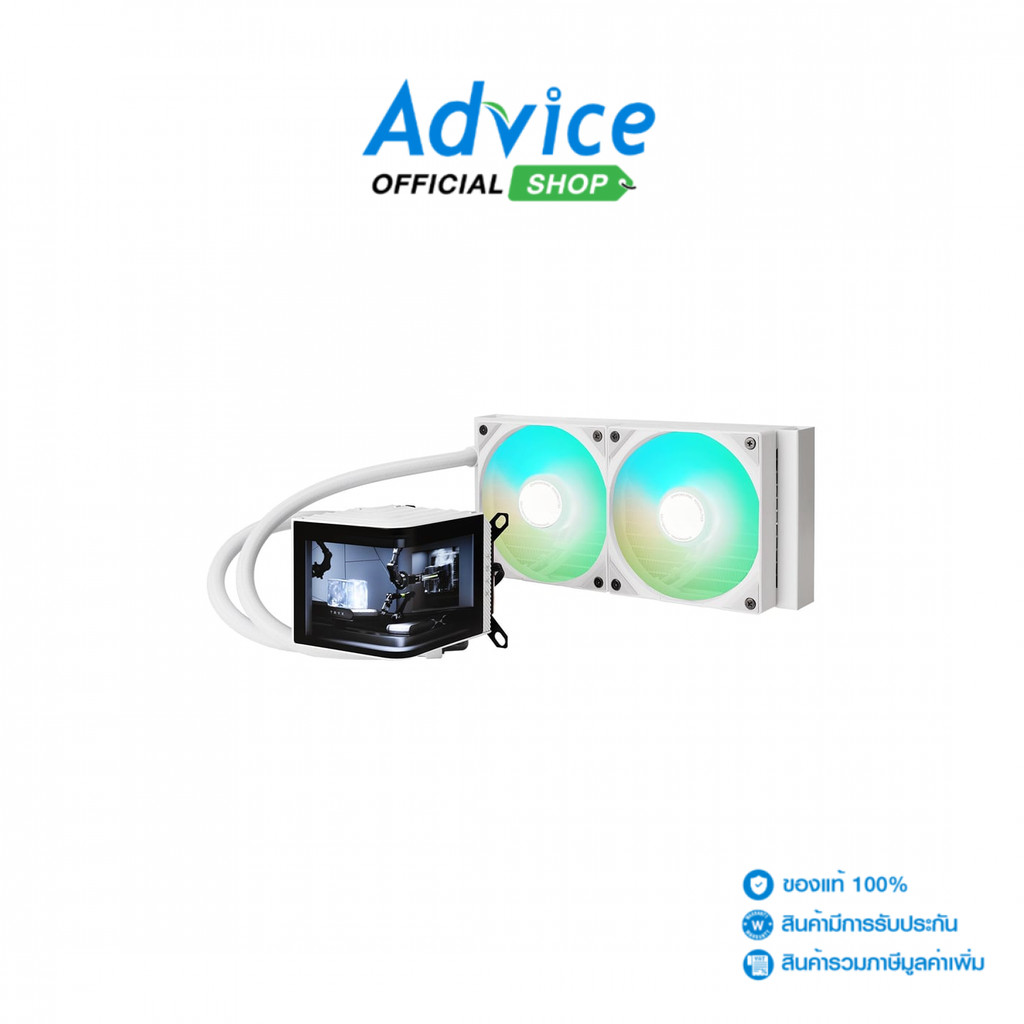 TRYX  LIQUID COOLING PANORAMA 240mm AIO ARGB White - A0165793