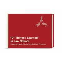 101 Things I Learned in Law School (101 Things I Learned) [Hardcover]