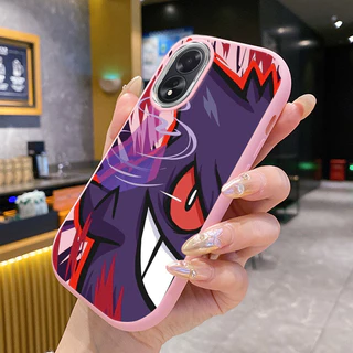 เคสสำหรับ OPPO A18 A38 เคสโทรศัพท์ซิลิโคนที่มีรูปแบบตาน้อยที่สุด