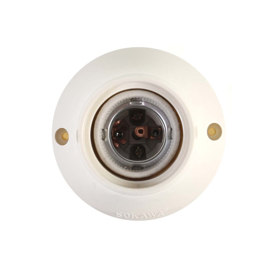 SOKAWA ขั้วหลอดไฟแป้นเกลียว กระเบื้อง รุ่น S-195 |EA| - รูปที่ 2