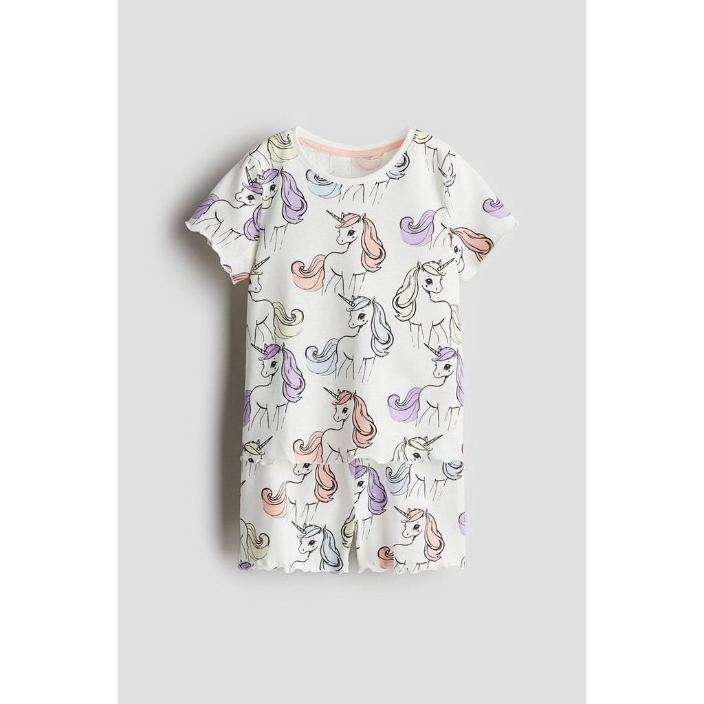 H&M(เอชแอนด์เอ็ม) ชุดนอนผ้าคอตตอน เด็กผู้หญิง 1129260_11