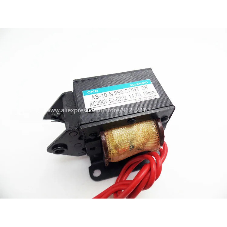 <0>แม่เหล็กไฟฟ้า AC AS-10-N 860 CONT AC200V 50-60HZ 14, 7N 15 มม.