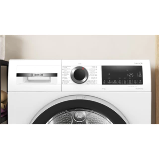 [ส่งพร้อมติดตั้งฟรี ในเขตกรุงเทพและปริมณฑลที่กำหนด] Bosch เครื่องอบผ้าระบบฮีตปั้ม ขนาด 9 กก. ซีรีส์ 6 รุ่น WQG24200TH