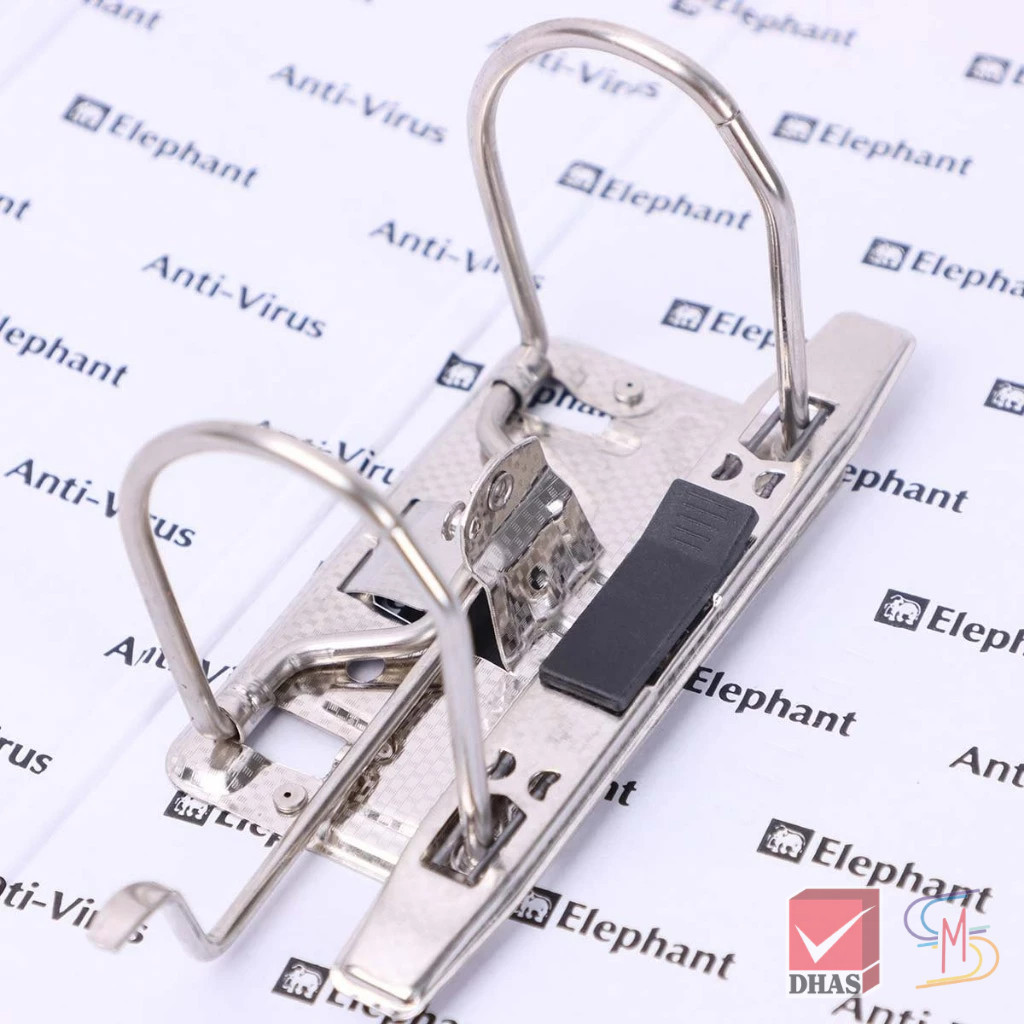 Elephant ตราช้าง แฟ้ม แฟ้มใส่เอกสาร แฟ้มสันกว้าง No.100F สีดำ จำนวน 6 แฟ้ม/แพ็ค