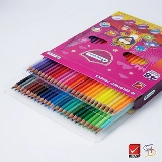 Master Art มาสเตอร์อาร์ต สีไม้ ดินสอสีไม้ แท่งยาว 48 สี รุ่นซุปเปอร์ไบรท์ (1 กล่อง)
