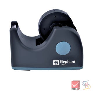 Elephant ตราช้าง แท่นตัดเทป ที่ตัดเทป รุ่น L-01 จำนวน 1 แท่น (คละสี)