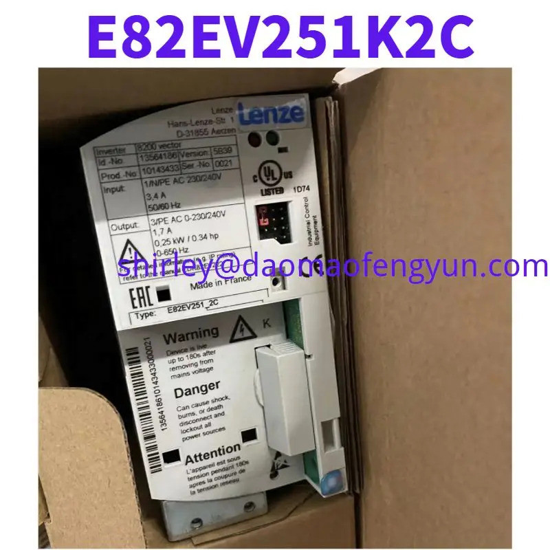 ตัวแปลงความถี่ซีรีส์ 8200 ใหม่เอี่ยม E82EV251K2C
