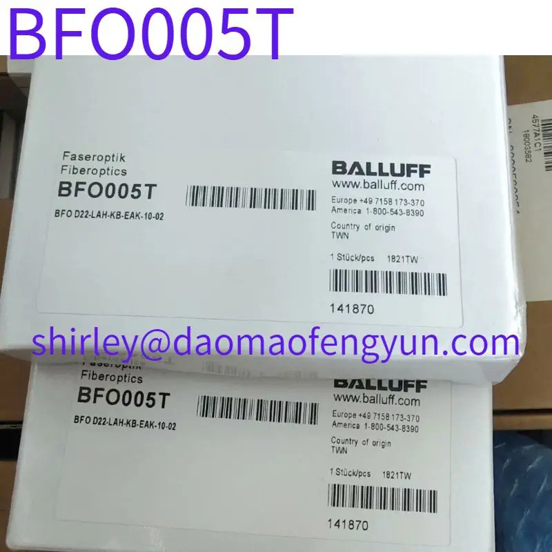 แบรนด์ใหม่เดิม BFO005T ใยแก้วนำแสงเซ็นเซอร์ BFO D22-LAH-KB-EAK-10-02