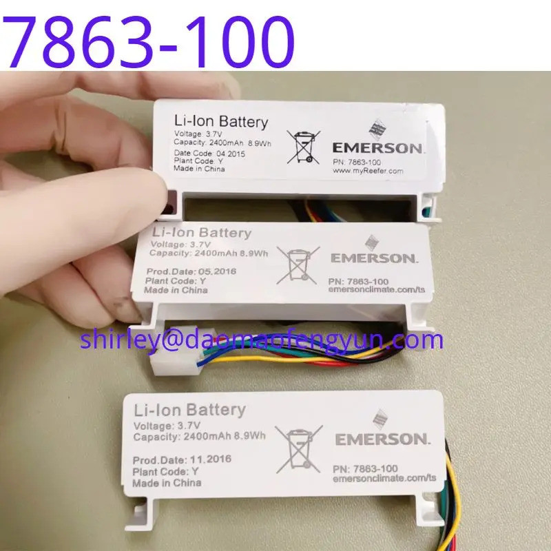 แบตเตอรี่ลิเธียมใหม่เอี่ยม 3.7V 2400mAh 8.9Wh 7863-100