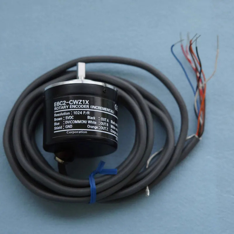 E6C2-CWZ1X 2000/2048/2500/3000/3600/5000P/R ตัวเข้ารหัสแบบหมุนที่เพิ่มขึ้น