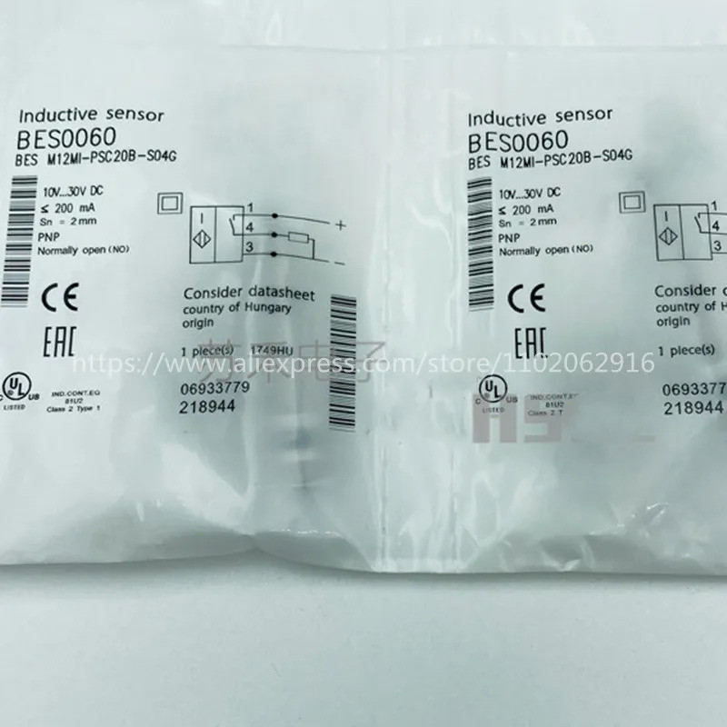 3 ชิ้น สวิตช์ความใกล้เคียง New Baluff BES M12MI-PSC20B-S04G M12MI-POC40B-S04G M12MI-NSC20B-S04G M12M