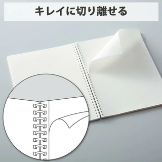 สมุดโน้ต Kokuyo Campus รุ่น Soft Ring Notebook เส้นจุด และ เส้นบรรทัด 80 แผ่น