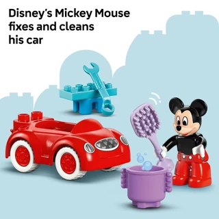 LEGO DUPLO Disney 10454 Mickey Mouse Clubhouse & Car (27pcs.), Building Blocks, Kids Toy
