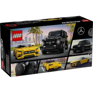 LEGO Speed Champions 76924 Mercedes-AMG G 63 & Mercedes-AMG SL 63 (808pcs.), Building Blocks, Kids Toy