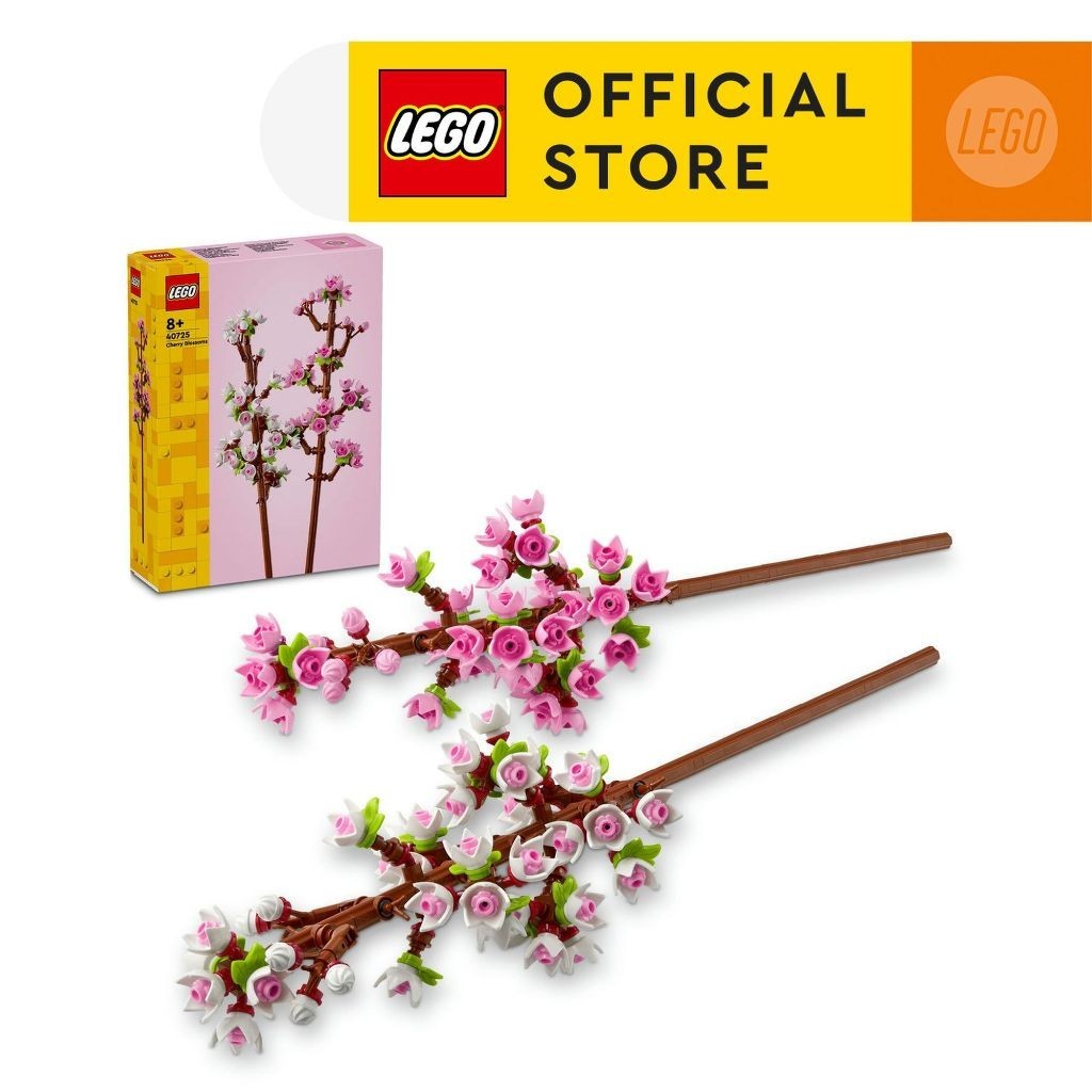 LEGO Iconic 40725 Cherry Blossoms (430pcs.), Building Blocks, Kids Toy
